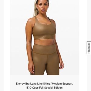 Lululemon Energy Bra (Long line)